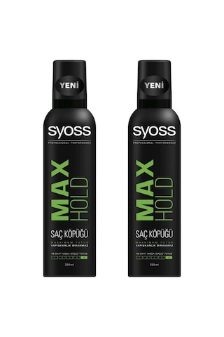 Syoss Max Hold Mega Güçlü Tutuş Saç Köpüğü 2 x 250 ML
