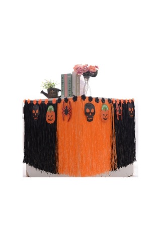 Sones Hawaii Masa Örtüsü Deniz Kenarı Partisi Şenlikli Pazar Masa Süslemeleri, Boyut: 276x30cm Kırmızı Kırmızı