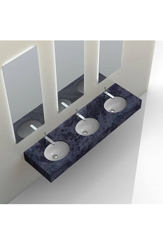 Turkuaz Cerastyle Tezgahaltı Lavabo 44x34 Cm Parlak Beyaz