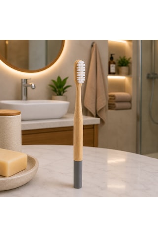 Ahşap - Bambu Gri Sap Diş Fırçası 5728