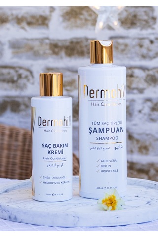 Dermohill Aloe Vera Şampuan 400 ML + Argan Saç Kremi 200 ML