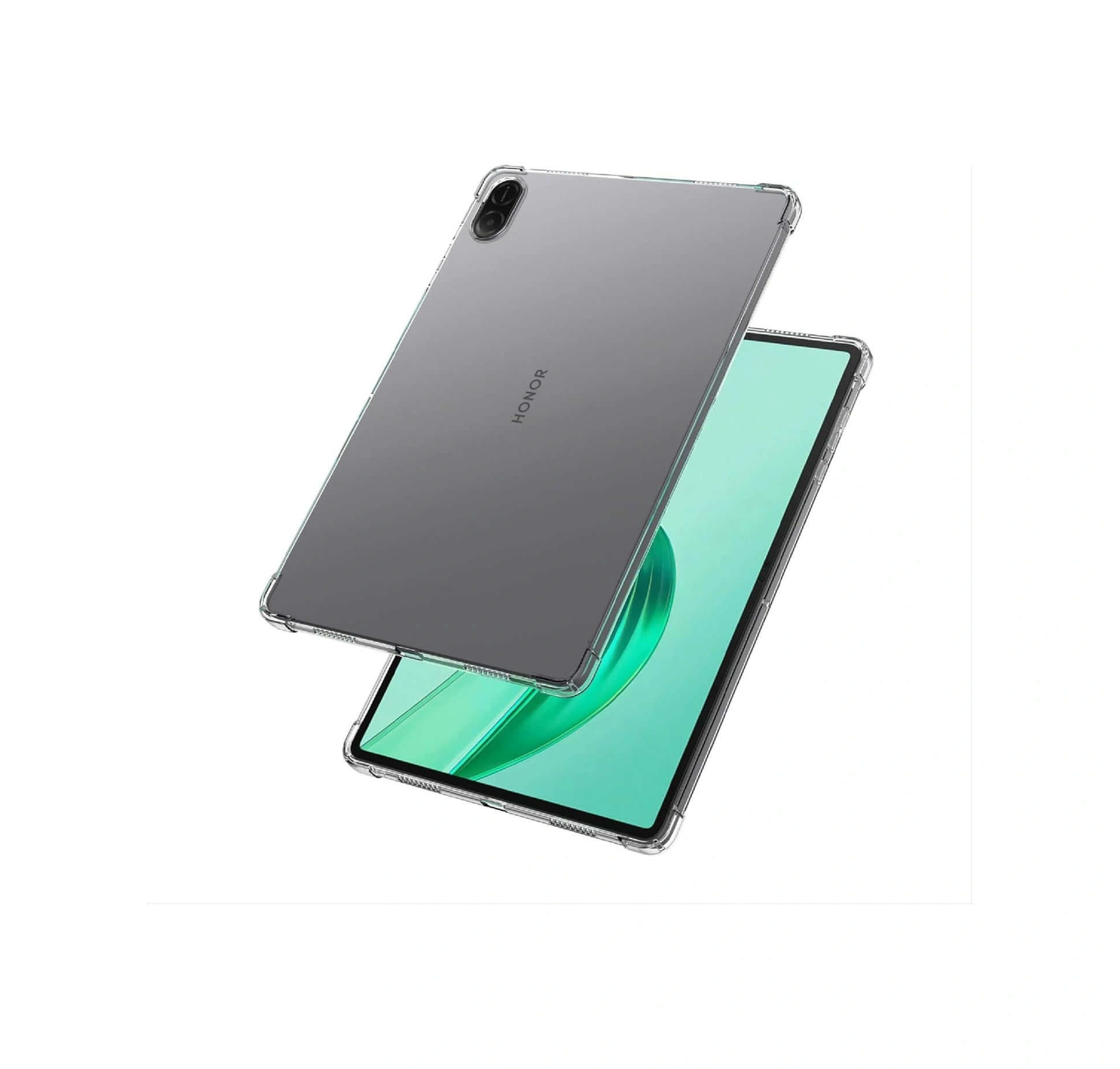 Honor Pad X8a 11 İnç Kılıf Şeffaf Silikon Köşe Korumalı Clear Darbe Emici Arka Kapak Arka Kapak