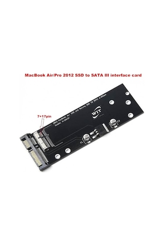 2012 Apple Uyumlu MacBook Ssd Sata Çevirici Retina 7+17 Pin
