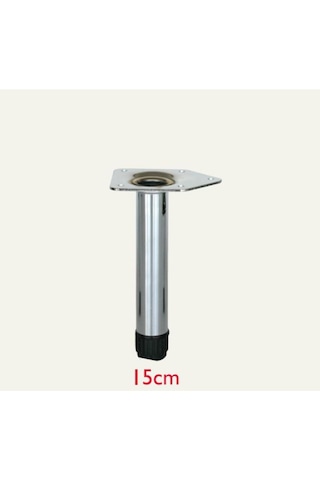 Gürçayhırdavat Metal Mobilya Ayağı 25Mm Parlak Krom (4 Adet)