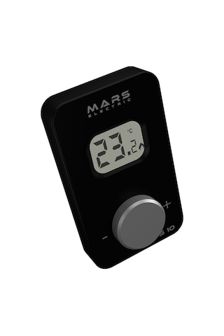Mars S10 Kablosuz Siyah Oda Termostadı