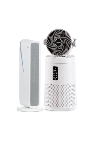 Xenon Smart Akıllı Hava Isıtıcı Ve Fanlı Aromaterapi Özellikli Hepa13 Filtreli Sessiz Hava Temizleyici Seti