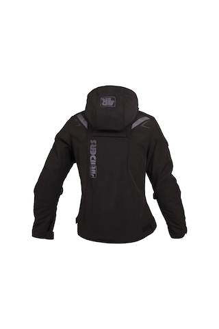 4riders Alice Pro Korumalı Softshell Kadın Motosiklet Montu Siyah