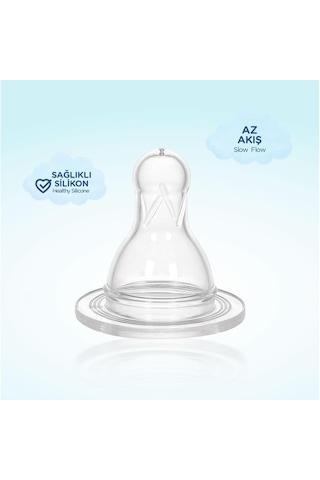 Wee Baby Silikon Biberon Emziği Az Akış No:3