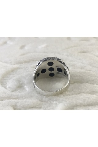 Türk Bayraklı 925 Ayar Gümüş Erkek Yüzük