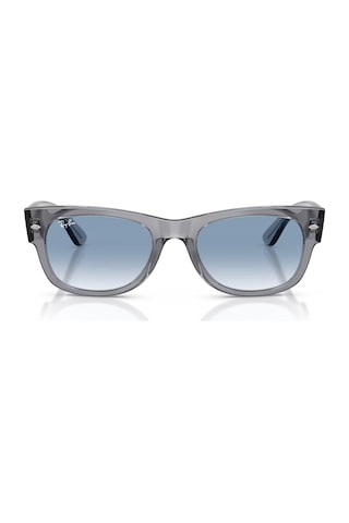 Ray-ban Rb 0832s 68463f 55 Mega Wayfarer Unisex Kare Gri Kemik Güneş Gözlüğü Gri