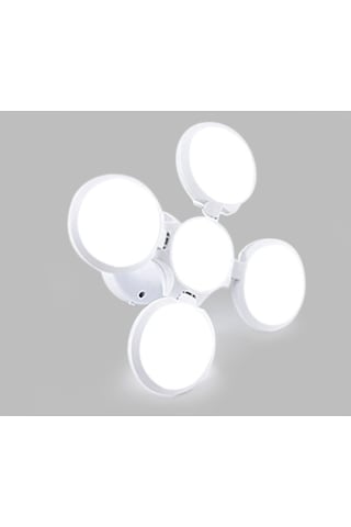 Yeni Nesil Solar Led Lamba Katlanır 5 Kanatlı 45 Ledli Şarjlı Ve