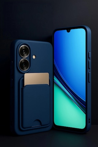 Realme Note 60 Kelvin Kartvizitli Silikon - Derin Mor