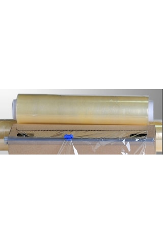 Gıda Streç Film 30 Cm X 300 Mt Kutulu Özel Kesme Bıçak Aparatı İle