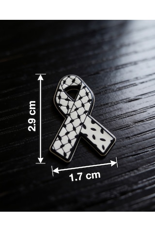 Filistin Kefiye Modeli Telefon Sticker 3d Metal Tasarım, Arka Süs A300139