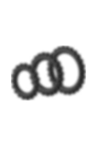 Red Fox Titan 3&apos Lü Siyah Esnek Penis Halkası Seti