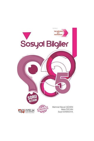 5. Sınıf Sosyal Bilgiler Soru Kitabı - Mete Özcan - Nitelik Yayınları