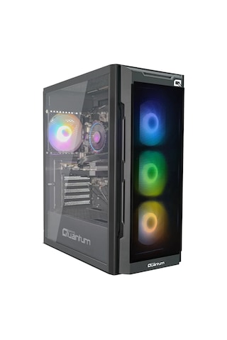 Quantum Gaming Snapfire Dark Gray 650w Power 4 Fanlı Mesh Bilgisayar Kasası