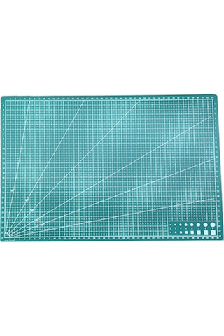 Yaleker Yeşil Pvc Kesim Tahtası A3 45x30cm - Sanayi Ve El İşleri İçin Dayanıklı Kırık Ve Çizik Önleyici Tahta Yeşil