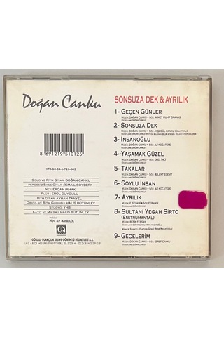 Doğan Canku Sonsuza Dek & Ayrılık Cd Orjinal Dönem Baskı