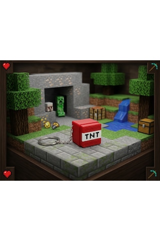 Tnt Clicker Anahtarlık Kırmızı