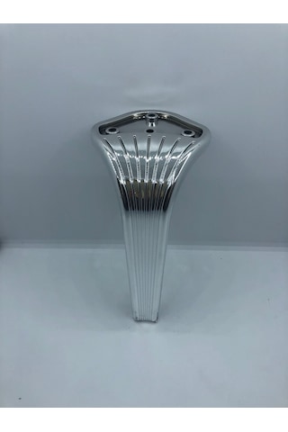 Plastik,17 Cm Krom Kaplama Koltuk.berjer,mobilya Ayağı 4 Adet