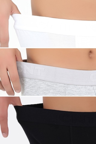 Erkek Boxer Likralı 6'lı Premium Paket Siyah-Beyaz