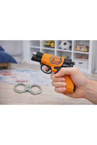 Oyuncak Polis Seti 2 Adet Oyuncak Tabanca Ve Kelepçe Seti