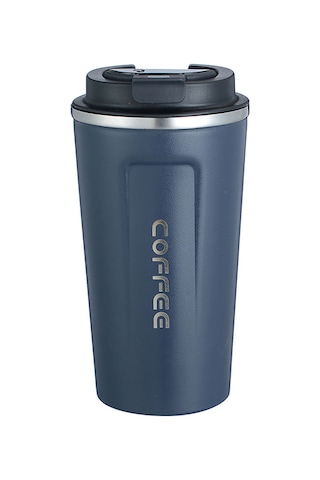 Hangfox Akıllı Sıcaklık Gösteren 304 Çelik Termos Bardak - Dokunmatik Ekranlı, Çift Katlı Vakumlu, Araçta Kullanıma Uygun, Mavi 510ml Mavi