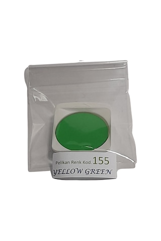 Pelikan Suluboya Tableti Tekli Yellow Green-sarıya Çalan Yeşil
