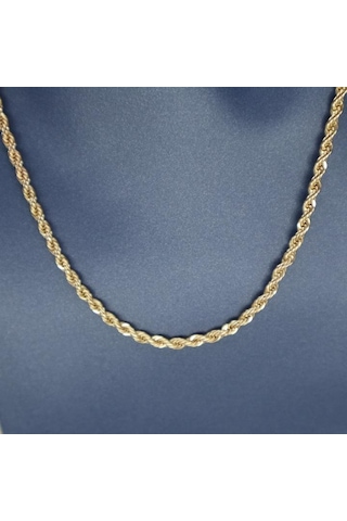 Sonsuz Sarmal Kadın Genç Kolye 50 Cm Gold Altın