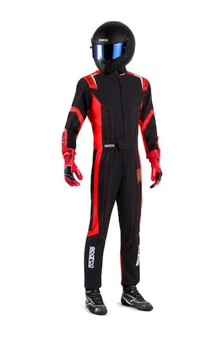 Sparco K48 Thunder Fia Onaylı Karting Tulumu Kırmızı M