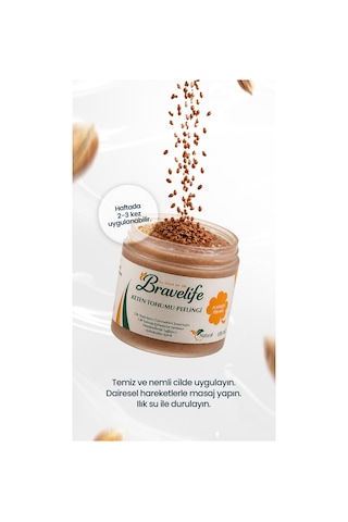 Keten Tohumlu Panthenollü Yüz Peelingi 100 Ml 2'li Set