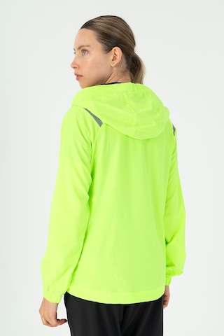 Maraton Regular Kadın Kapüşonlu Neon Yeşil Tracktop Yeşil