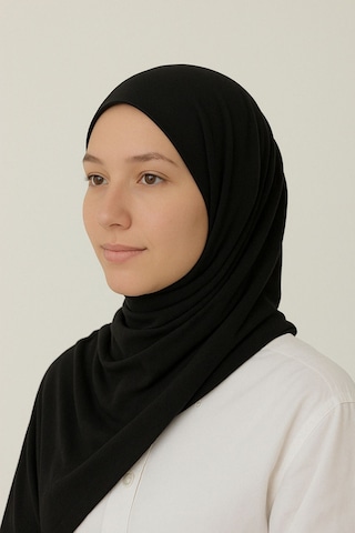 Mim Eşarp Enba Penye Pamuksu Şal Siyah