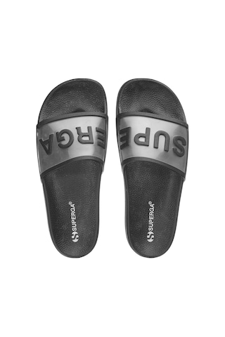 Superga 1908 Slides Clear İdentity Unisex Siyah Terlik Siyah-22