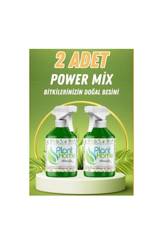 Hüskon Ticaret Plant Home 2 Adet Süper Set Kök Yaprak Tomurcuk Bitki Besini Power Mix Doğal Besin 1