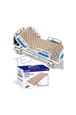 Tedorex Baklava Desenli Havalı Hasta Yatağı + Motor FU-AM001