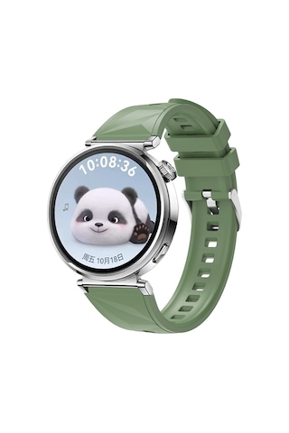 Goocamp Huawei Watch Gt5 41mm Uyumlu Krd-129 Silikon Kordon Strap Kayış-yeşil