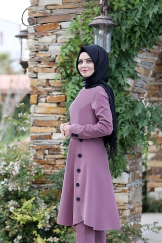 İbrahim Burak Etiler Collection Pileli Takım Elbise Mc0035 Gül Kurusu Gülkurusu