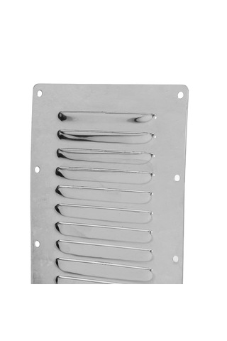 2 Adet Havalandırma Kapağı 10'lu Model 125x180 MM Paslanmaz Krom