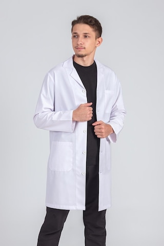 Erkek Gömlek Yaka Atölye Ve İş Önlüğü 44-60 Beden Arası Beyaz