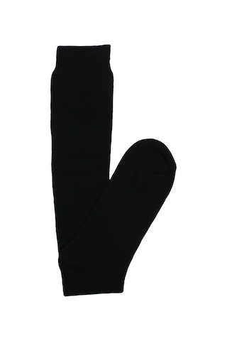 Erkek Pamuklu Diz Altı Termal Kışlık Havlu Kalın Siyah Renk Çorap 4'lü Paket Siyah