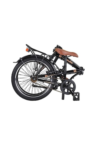 Ümit 2034 Cunda-foldıng Katlanır Bisiklet V 20 Jant 6 Vites Siyah Gold Siyah