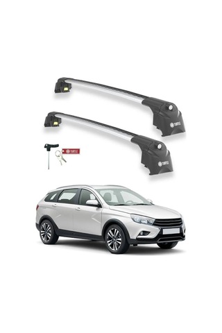 Turtle Lada Vesta Sw 2017-2025 Ara Atkı Air2 Gri