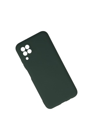 Huawei P40 Lite Uyumlu İçi Kadife Lansman Tasarım Silikon Telefon Kılıfı Haki