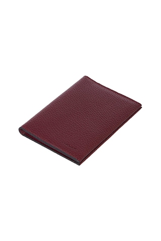 Tergan Bordo Deri Unisex Pasaportluk - S1ps00001657-m71 Bordo
