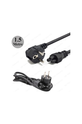 Bilgisayar Laptop Yonca Power Kablosu 1.5 Metre 220v 10-16a Yazıcı Adaptör Güç Kablosu