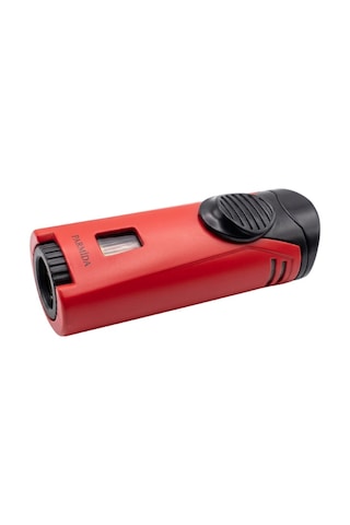 Parmida Tek Torch Pürmüz Kırmızı Metal Puro Çakmağı - Tr9312