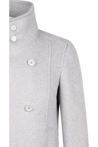 Hatemoğlu Gri Slim Fit Kruvaze Yünlü Kaşe Kaban 22232024a003 Aga 1852638 Gri