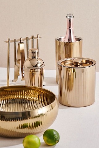 Paşabahçe Glitter Şampanya Kovası Gold Gold